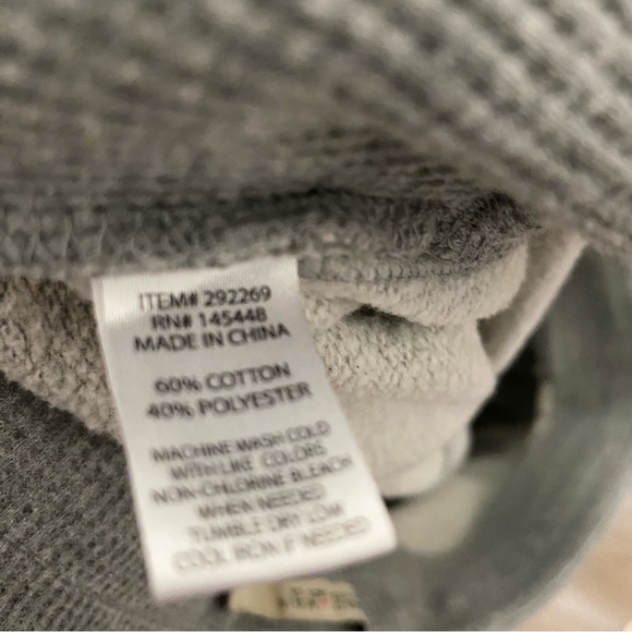 Abbot Main Venice Beach CA heather light grey cotton lightweight sz m - Picture 6 of 10